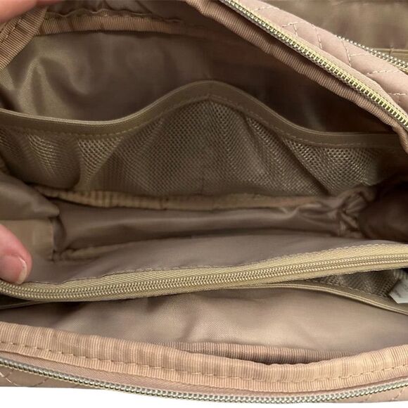 BAGSMART Women's Quilted Tech Organizer - Pink - Picture 5 of 7